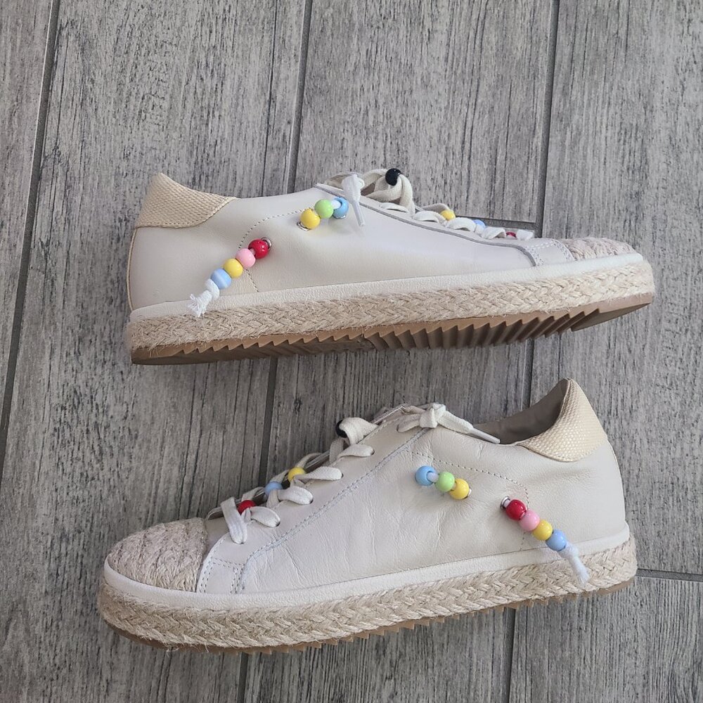 Dolce Vita Zoe Ivory Raffia Beaded Leather Sneakers
SIZE 9 ✨✨GUC✨✨ - Picture 8 of 14